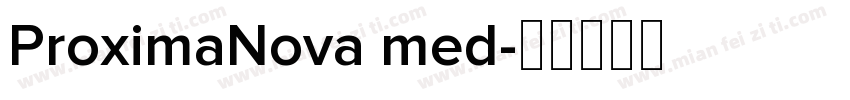 ProximaNova med字体转换